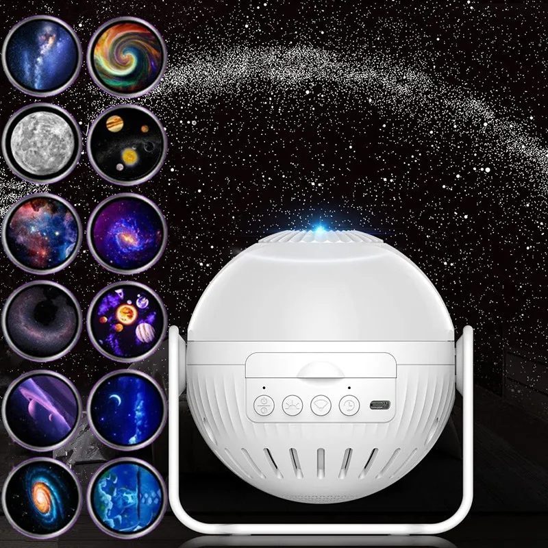 Frame from the ad for LED galaxy projector